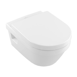 VILLEROY & BOCH ARCHITECTURA - COMBI PACK WC závesné DirectFlush+sedátko s pokl.SoftClosing, biela Alpin CeramicPlus 5684HRR1
