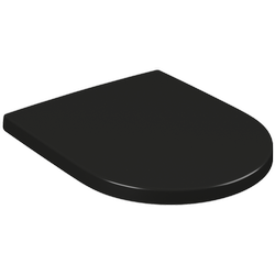 VILLEROY & BOCH Villeroy Boch Subway 3.0 - WC sedátko s poklopem, QuickRelease, SoftClosing, závěsy-ocel, Ebony CeramicPlus 8M42S1S5