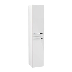 VILLEROY & BOCH Villeroy Boch AVENTO: vysoká skříňka 350x1760x372mm, 2 dvířka, panty vlevo, Crystal White, A89400B4