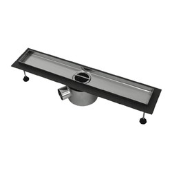 NEREZOVÉ SPRCHOVÉ ŽLABY Sprchový žlab CLASSIC s horizontální přírubou, 90 cm