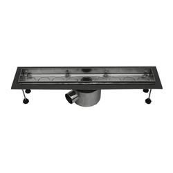 NEREZOVÉ SPRCHOVÉ ŽLABY Sprchový žlab LIFT s horizontální přírubou, 90 cm