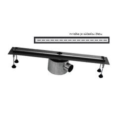 NEREZOVÉ SPRCHOVÉ ŽLABY Sprchový žlab SLOT s horizontální přírubou, 80 cm