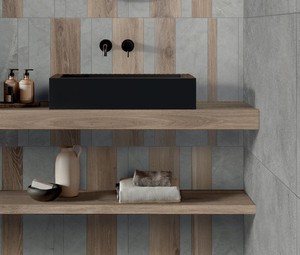 Moderní koupelnové obklady v imitaci dřeva Eco Chic
