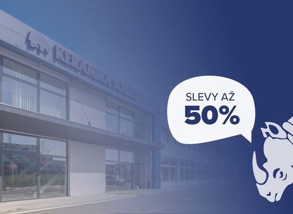 Slevy až 50 % v KERAMIKA SOUKUP Plzeň a Horažďovice? Na nic nečekejte!