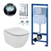 G + IS 3 - set 5v1- Rapid SL pro WC + tlačítko + úchyty + závěsné WC Tesi s AQUABLADE + WC sedátko ultraploché Soft-Close