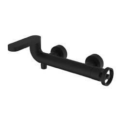 TEOREMA Program ONE - vanová baterie nástěnná, rozteč 150 mm, černá matná P1-BW07-N0