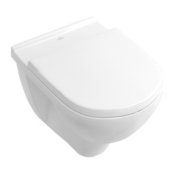 VILLEROY & BOCH O.NOVO - COMBI PACK WC závesné DirectFlush + sedátko s poklopom SoftClosing, biela Alpin 5660HR01