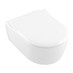 AVENTO - COMBI PACK WC závesné DirectFlush + sedátko SlimSeat SoftClosing, biela Alpin, 5656RS01