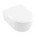 VILLEROY & BOCH AVENTO - COMBI PACK WC závesné DirectFlush + sedátko SlimSeat SoftClosing, biela Alpin, 5656RS01