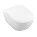 VILLEROY & BOCH SUBWAY 2.0 - pack WC závesné, DirectFlush, SupraFix 3.0, biela Alpin CeramicPlus + sedátko slimseat 5614R2R1