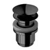 Alpi - ventil click-clack pro umyvadla s přepadem, s černo-matným krytem, ​​SC 010 NE - galerie #1