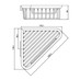 Emco System 2 - Rohový košík do sprchového koutu, 17,6x22,8 cm 354500105 - galerie #1