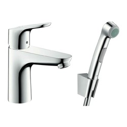 Hansgrohe Focus - Bidetta sada, ruční sprcha 1jet, páková umyvadlová baterie, chrom 31927000