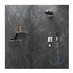 Hansgrohe Rainfinity - Set ruční tyčové sprchy 100 1jet, držáku a hadice 160 cm, chrom 26856000 - galerie #3