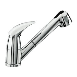 Faris Panther - dřezová baterie stojánková s výsuvnou sprchou, chrom 1077