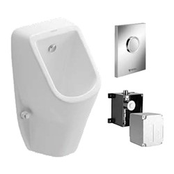 DURAVIT D + S 2 - Pisoár Duravit s tlačným splachováním Schell