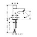 Hansgrohe Logis - Stojánkový ventil 70 bez odtokové garnitury 71120000 - galerie #1