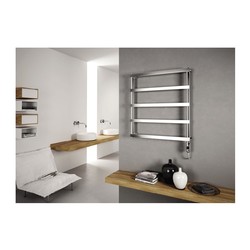 Cordivari Alesandra electric - radiátor elektrický 740x530mm, leštěná nerez 3581680400003