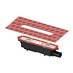 TECEdrainprofile Sifon, s bočním odpadem DN50, montážní výška 95mm, 673002