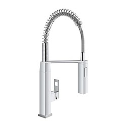 Grohe Eurocube - Páková dřezová baterie, chrom 31395000