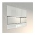 TECEsquare- Ovládací tlačítko, skleněné, bílé sklo - broušená nerezová ocel 9240801 - galerie #1