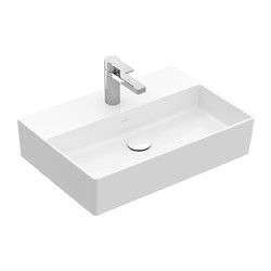 VILLEROY & BOCH Villeroy Boch MEMENTO 2.0: umyvadlo 600x420mm, broušené pro 1-otvorovou baterii, bílá Alpin, 4A226G01