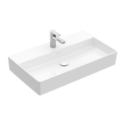 VILLEROY & BOCH Villeroy Boch MEMENTO 2.0: umyvadlo 800x470mm, broušené pro 1-otvorovou baterii, bílá Alpin, 4A228G01
