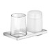 Keuco Edition 11 - Nástěnný dvojitý držák s pohárem a dávkovačem tekutého mýdla, chrom 11153019000 - galerie #1
