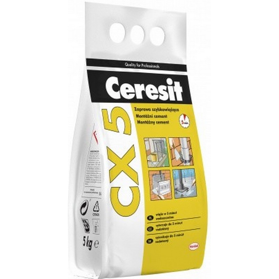 Montážní cement CX 5 5kg plastový pytel - KERAMIKA SOUKUP