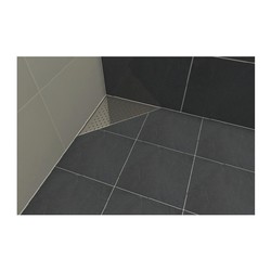 NEREZOVÉ SPRCHOVÉ ŽLABY Sprchový rošt TRIANGEL, 300x300 mm, dekor pro dlažbu, V0530-030