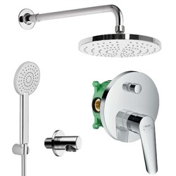 HANSGROHE + ALPI HG SET Logis E2 - Sprchový systém pod omítku - páková baterie kompletní sada, chrom