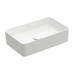 VILLEROY & BOCH Villeroy Boch Collar: umyvadlo na desku, obdélníkové 560x360mm bez plochy pro baterii, bílá Alpin, 4A205601