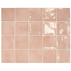 Obklad MANACOR Pink 10 x 10 cm