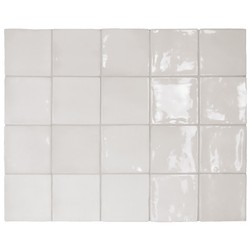 Obklad MANACOR White 10 x 10 cm
