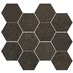 Mozaika METALLIC Brown Hexagonal