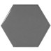 Obklad SCALE MOSAICOS Hexagon Dark Grey