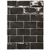 Obklad MANACOR Black 7,5 x 15 cm