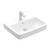 VILLEROY & BOCH Villeroy Boch O.NOVO: Umyvadlo 550x460 mm, broušené, bílá alpin, 4A41MG01