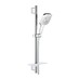 Grohe Rainshower SmartActive 130 Cube - Set pro upevnění na zeď se 3 proudy, sprchová tyč 600 mm, chrom 26583000