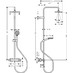 Hansgrohe Vernis Shape - Sprchový systém, termostatický, hlavová sprcha + ruční sprcha, černá matná 26286670 - galerie #1