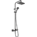 Hansgrohe Vernis Shape - Sprchový systém, termostatický, hlavová sprcha + ruční sprcha, černá matná 26286670 - galerie #2