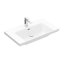 VILLEROY & BOCH Villeroy Boch Subway 3.0 - Umyvadlo 800x470mm, s přepadem, alpská bílá 4A708001