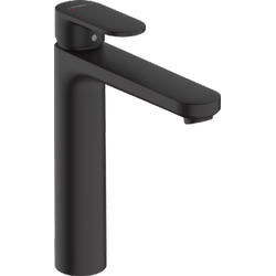 Hansgrohe Vernis Blend - Páková umyvadlová baterie 190 s odtokovou garniturou, černá matná 71552670