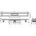 Hansgrohe uBox universal - Základní těleso odtokového žlabu pro sníženou instalaci 800 mm, úplná sada 56018180 - galerie #3
