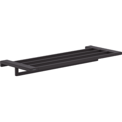 Hansgrohe AddStoris - Polička na ručníky s držákem ručníku, matná černá 41751670