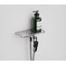 Alpi UP - sprchový set k podomítkové baterii s přívodem vody, držákem a poličkou, chrom UP 01CR - galerie #1