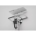 Alpi UP - sprchový set k podomítkové baterii s přívodem vody, držákem a poličkou, chrom UP 01CR - galerie #2