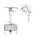Alpi UP - sprchový set k podomítkové baterii s přívodem vody, držákem a poličkou, chrom UP 01CR - galerie #3