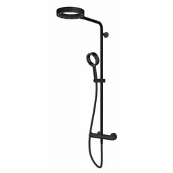 Teorema Select Design - POLO Termostatický sprchový systém, matná černá 15253BB-T01