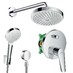 HANSGROHE HG SET Logis E1 - Sprchový systém pod omítku - páková baterie kompletní sada, chrom